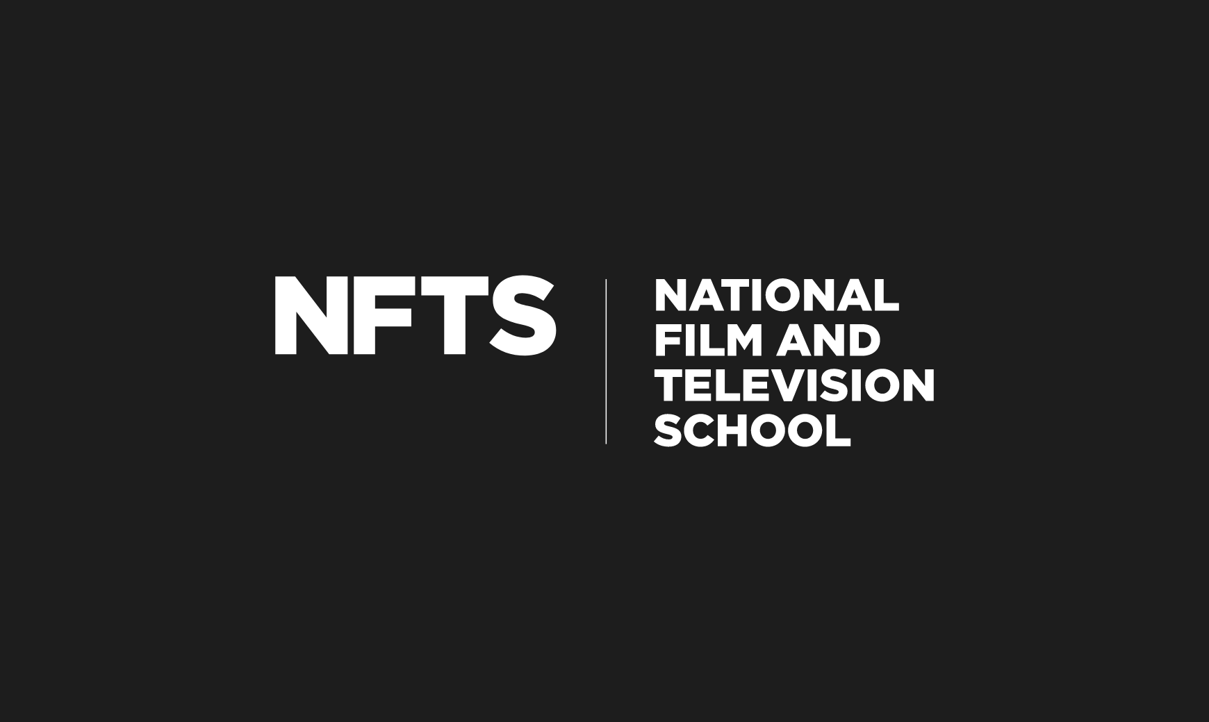 National Film and Television School (NFTS) logo displayed on black background