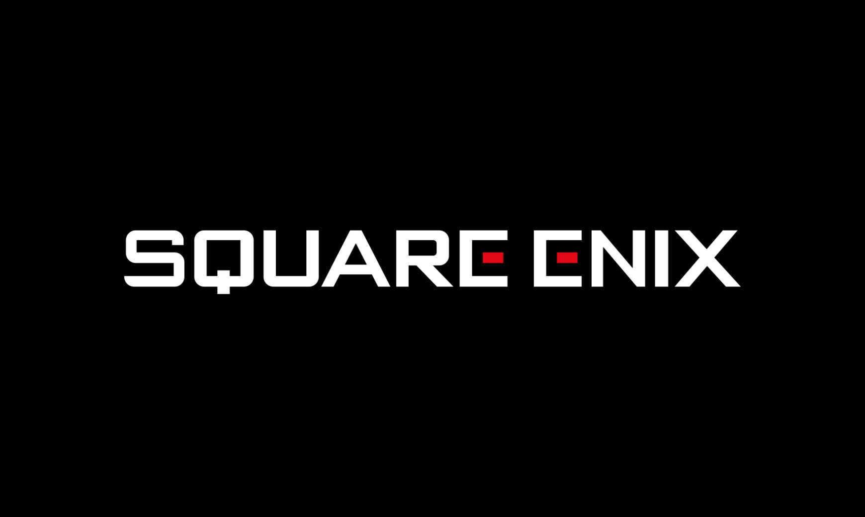 Square Enix logo on black background