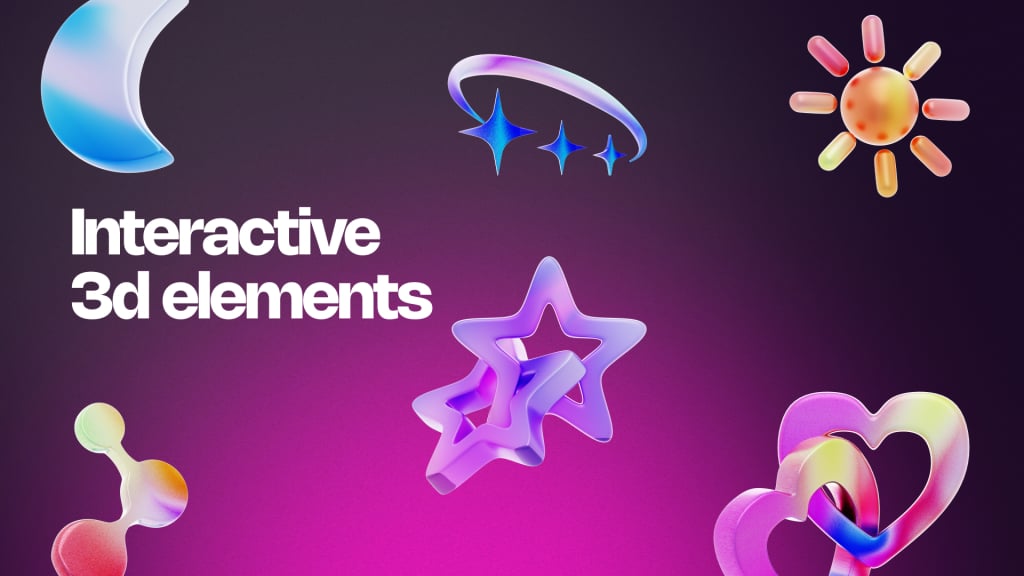 web design trends interactive 3d elements