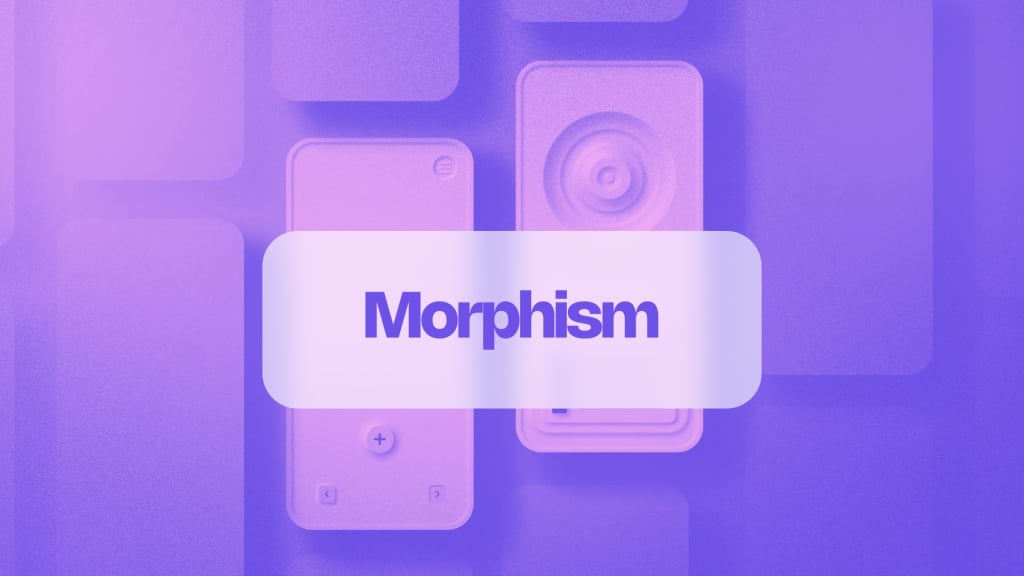 web design trends morphism