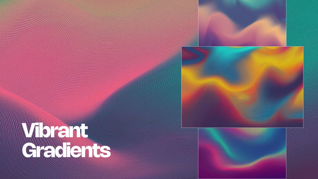web design trends vibrant gradients