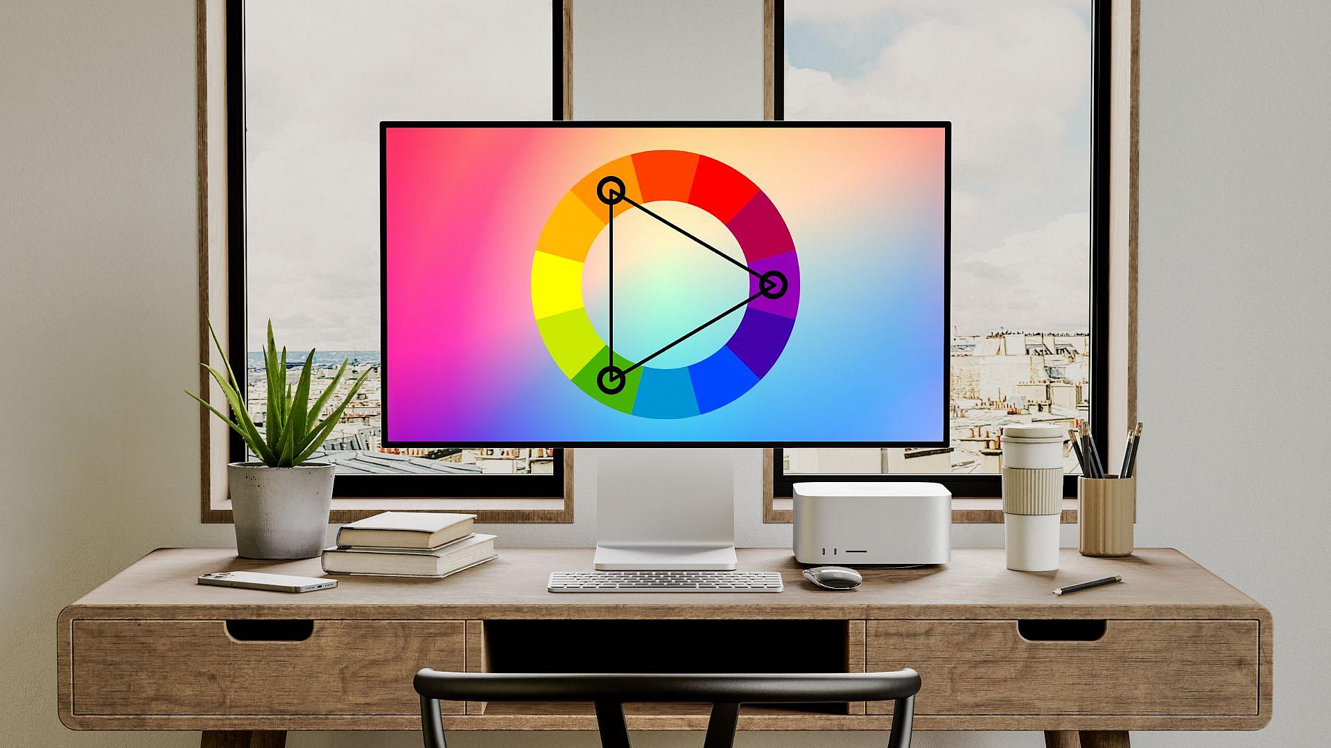 web design triadic colours