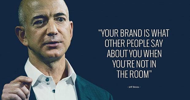 Jeff Bezos on branding. 