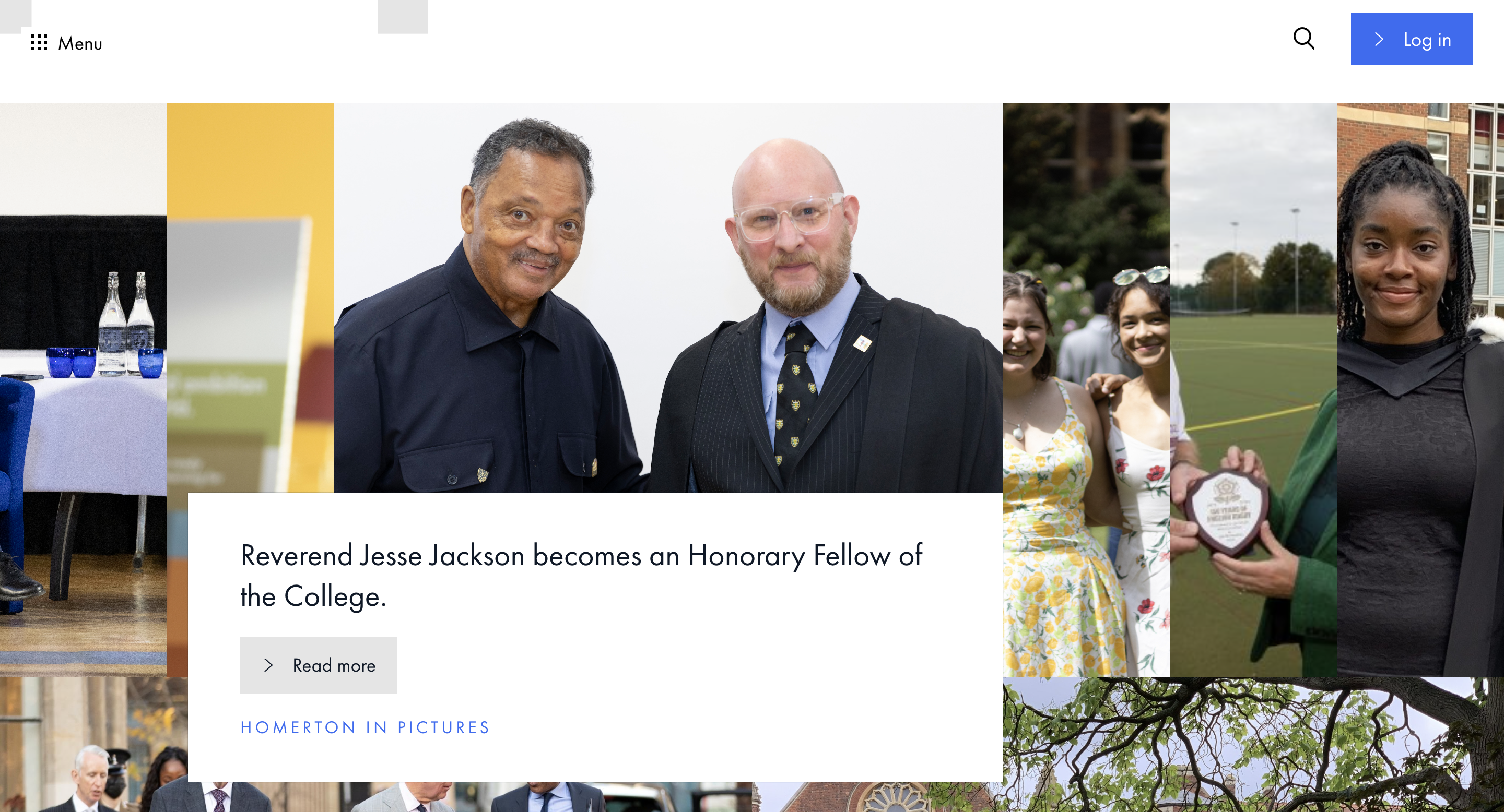 Homerton College Cambridge Web Design News
