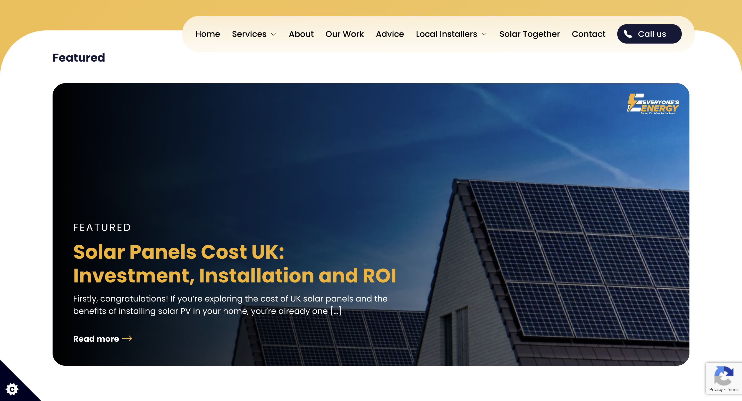 Everyone's Energy Web Design blog