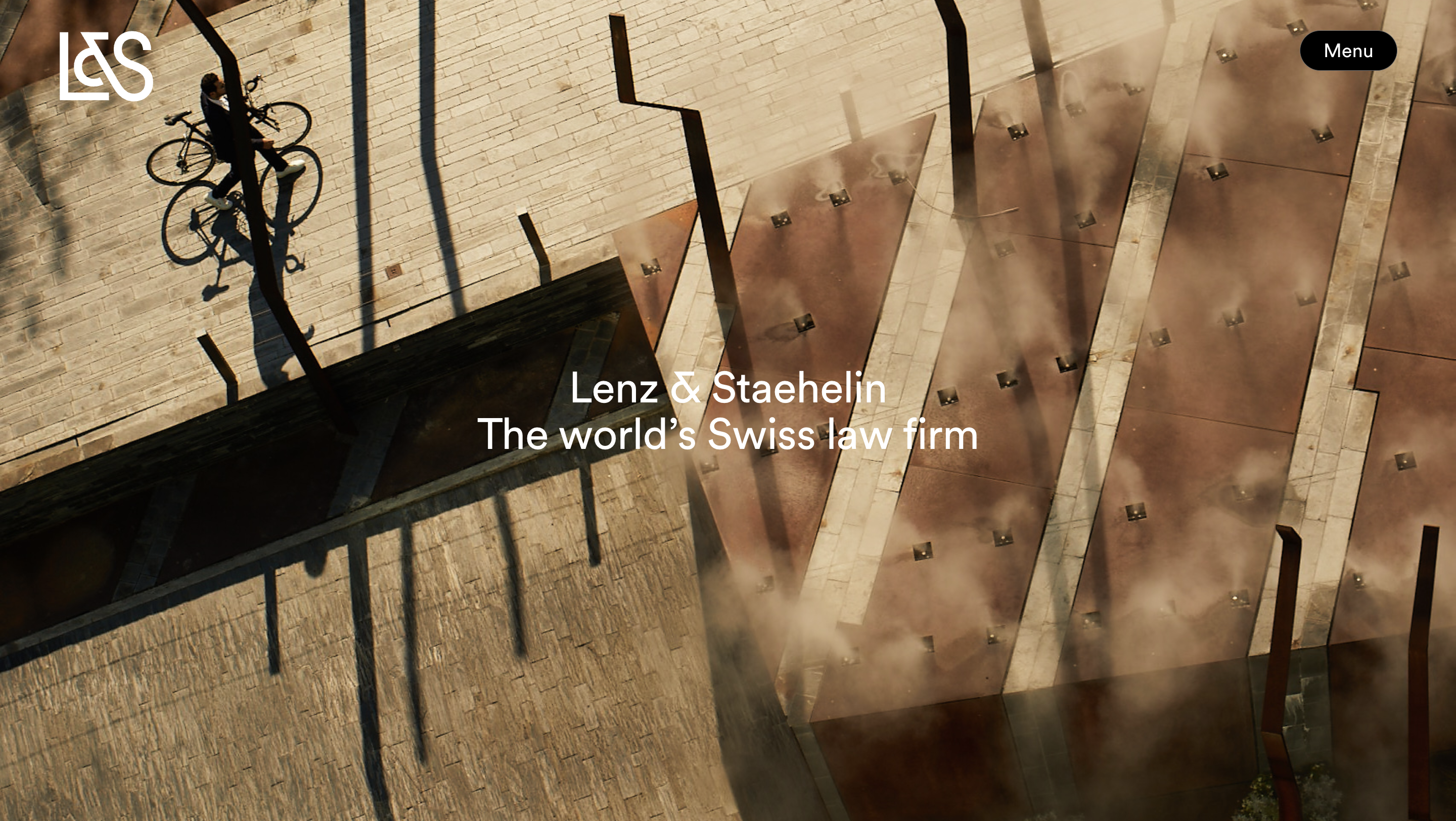 Lenz & Staehelin law firm website home page
