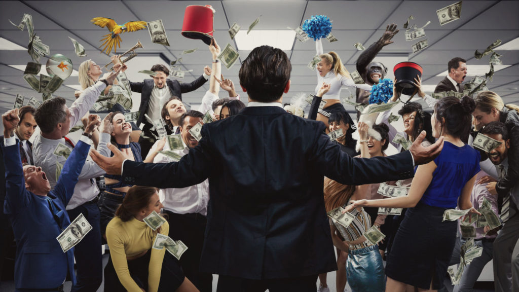 Wolf of Wall Street image to show the feeling of a successful inbound marketing campaign